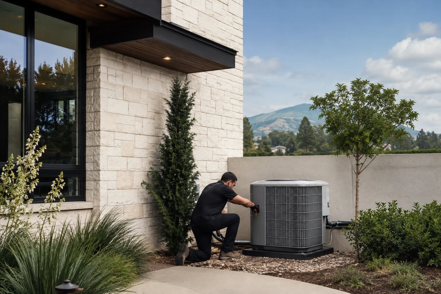 Illustrative air duct care scene